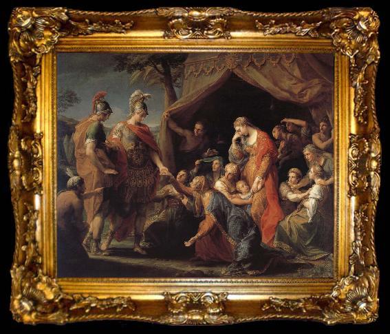framed  Pompeo Batoni Alexander Darius and Family, ta009-2